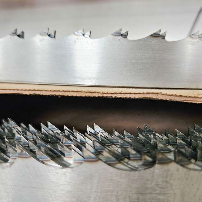 Kasco sawmill blades in Ontario from Industrial Bandsaw Services in Mississauga, Ontario.