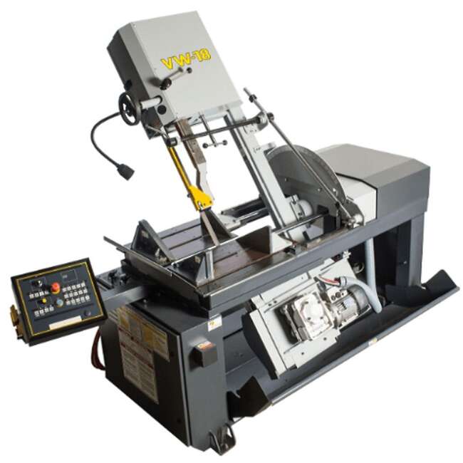 Hydmech vertical bandsaws from Industrial Bandsaw Services in Mississauga, Ontario.