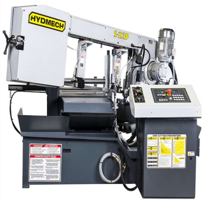 Industrial Bandsaw Services in Mississauga, Ontario, sells original Hydmech bandsaws.